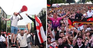 WATCH: England fans clash with Germans after Germany crash out of Euro 2024, video of fight emerges