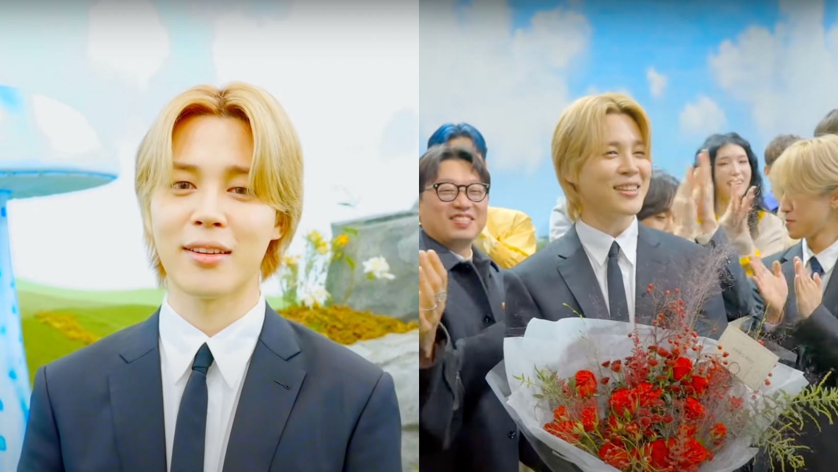 BTS&rsquo; Jimin reveals the story behind creating &lsquo;Smeraldo Garden Marching Band&rsquo;. (Images via YouTube/BANGTANTV)