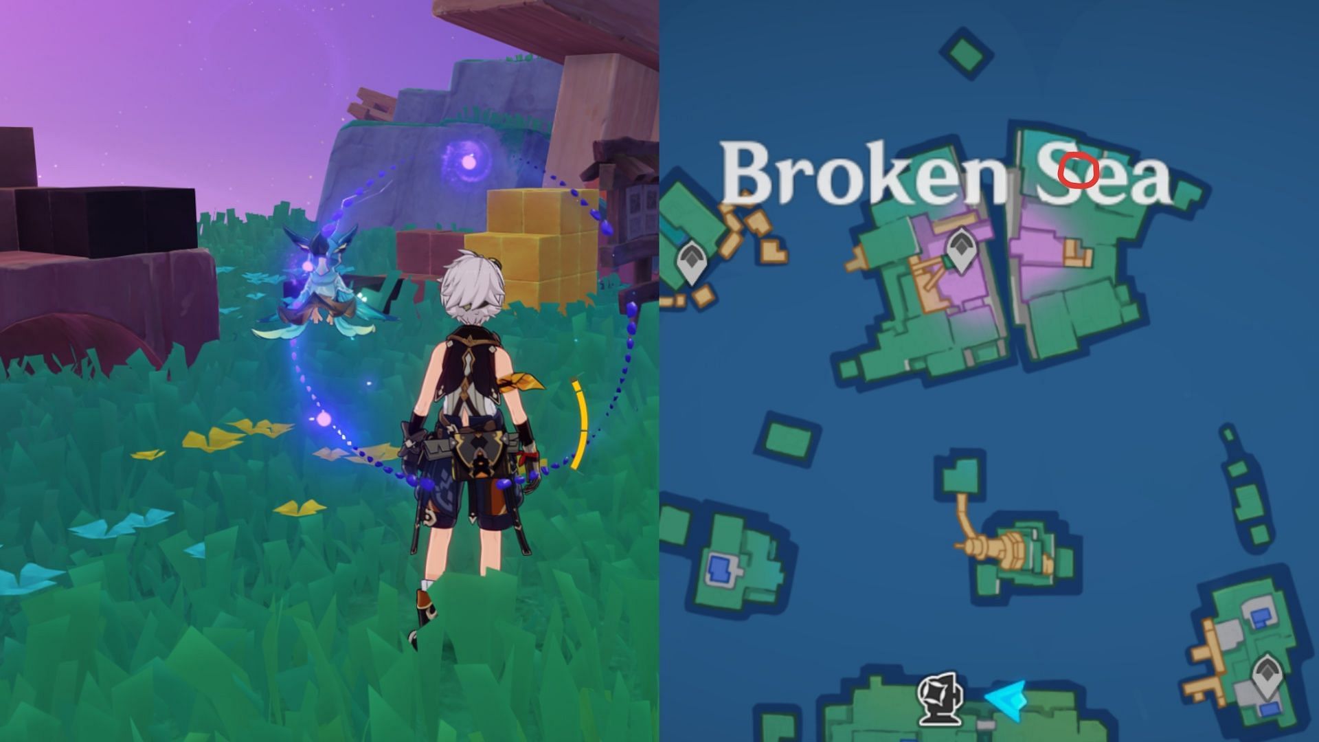 Puzzle #20 in Broken Sea (Image via HoYoverse)