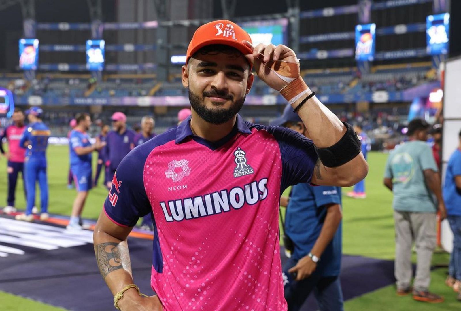 Riyan Parag has gotten his third T20I to play today. (PC:  riyanhparag on Instagram)