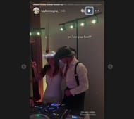 The O'connor donning Cowby Hat in After party.