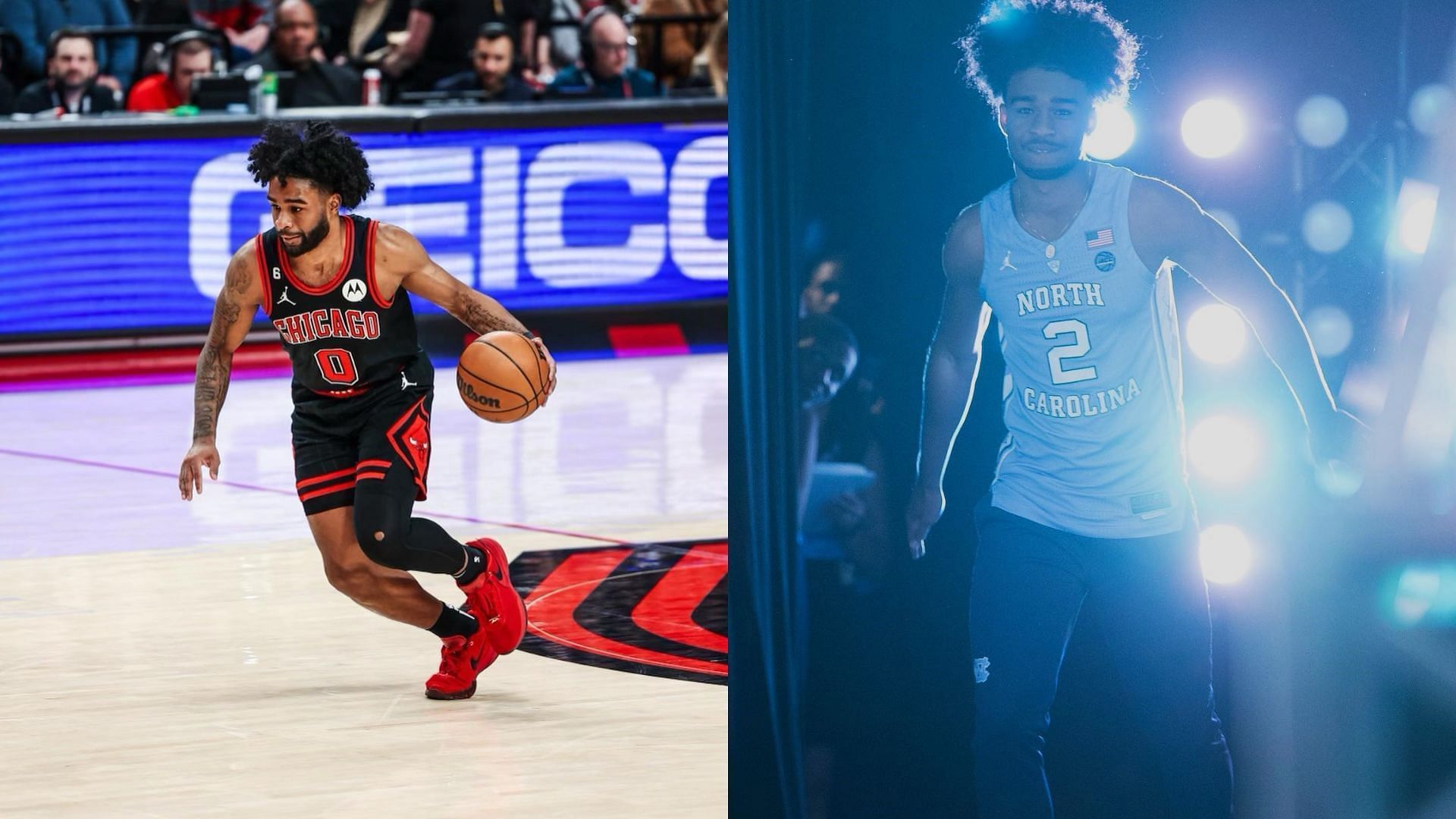Coby White played college basketball at North Carolina