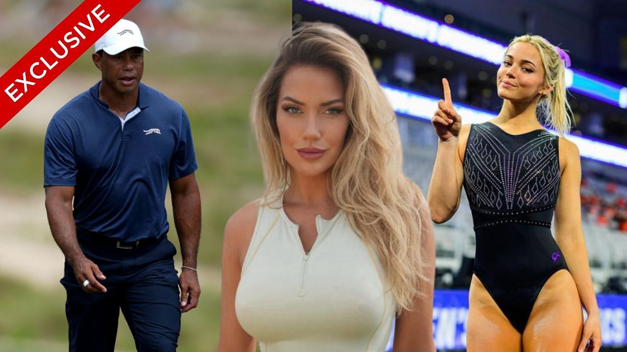 Paige Spiranac, Tiger Woods, and Livvy Dunne