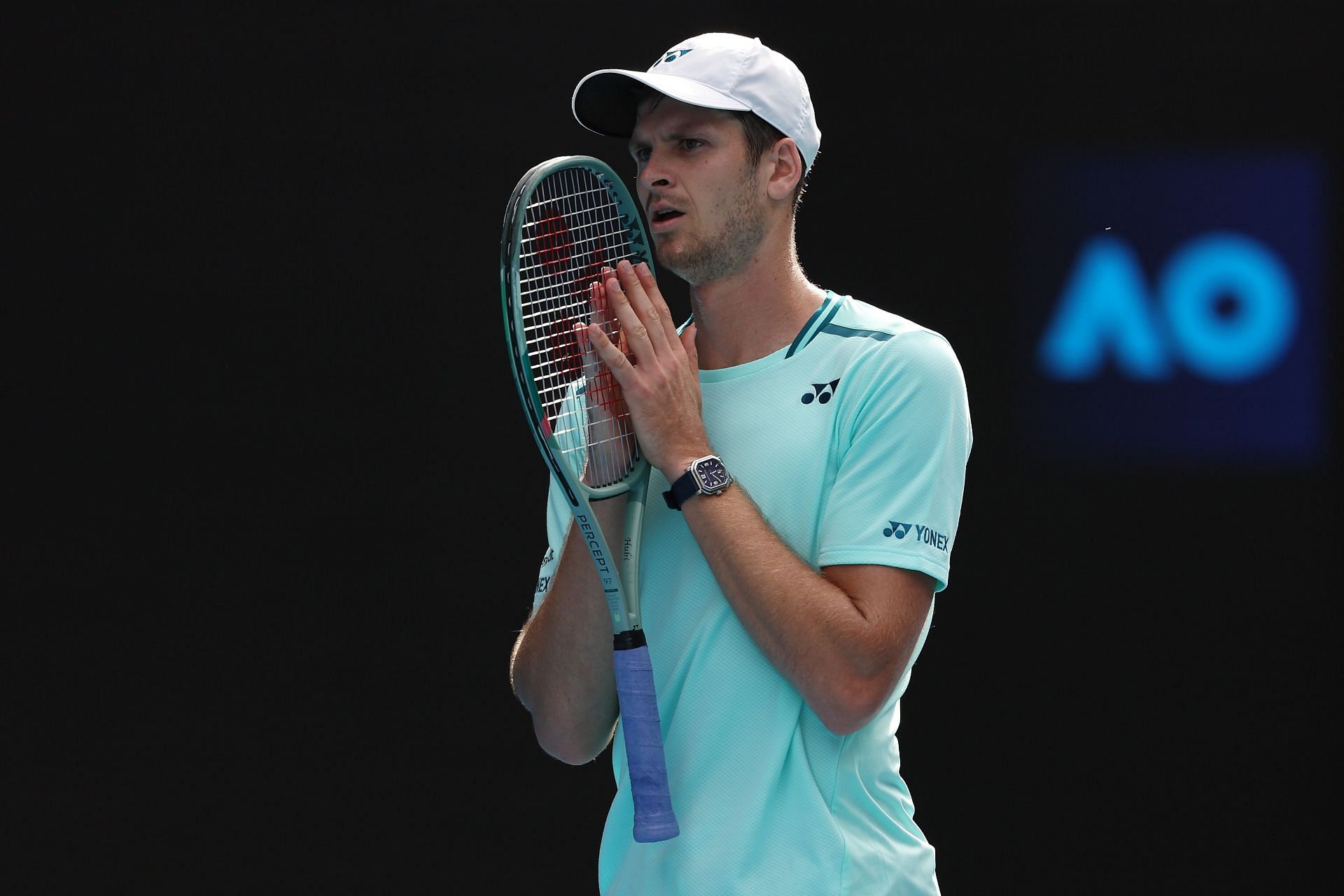 Hubert Hurkacz at the 2024 Australian Open