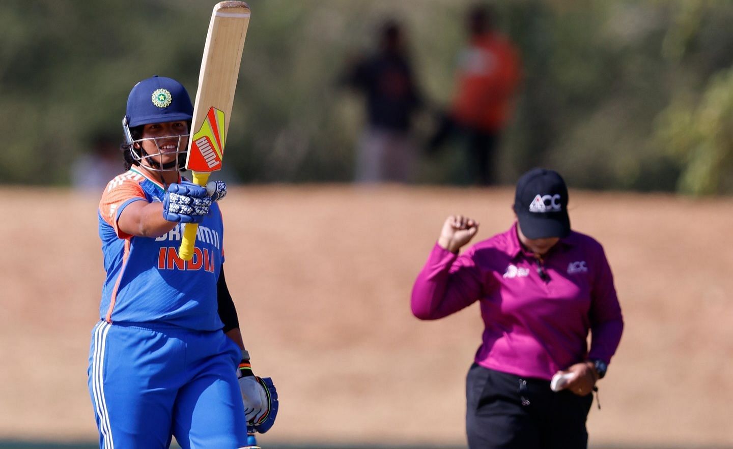 Richa Ghosh smashes 64 runs off 29 balls during the IND-W vs UAE-W Asia Cup game (Image via Instagram/@indiancricketteam)