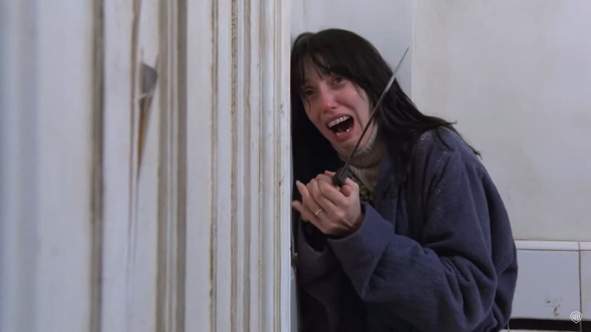 Shelley Duvall in The Shining (Image via Youtube/Warner Bros. Entertainment)