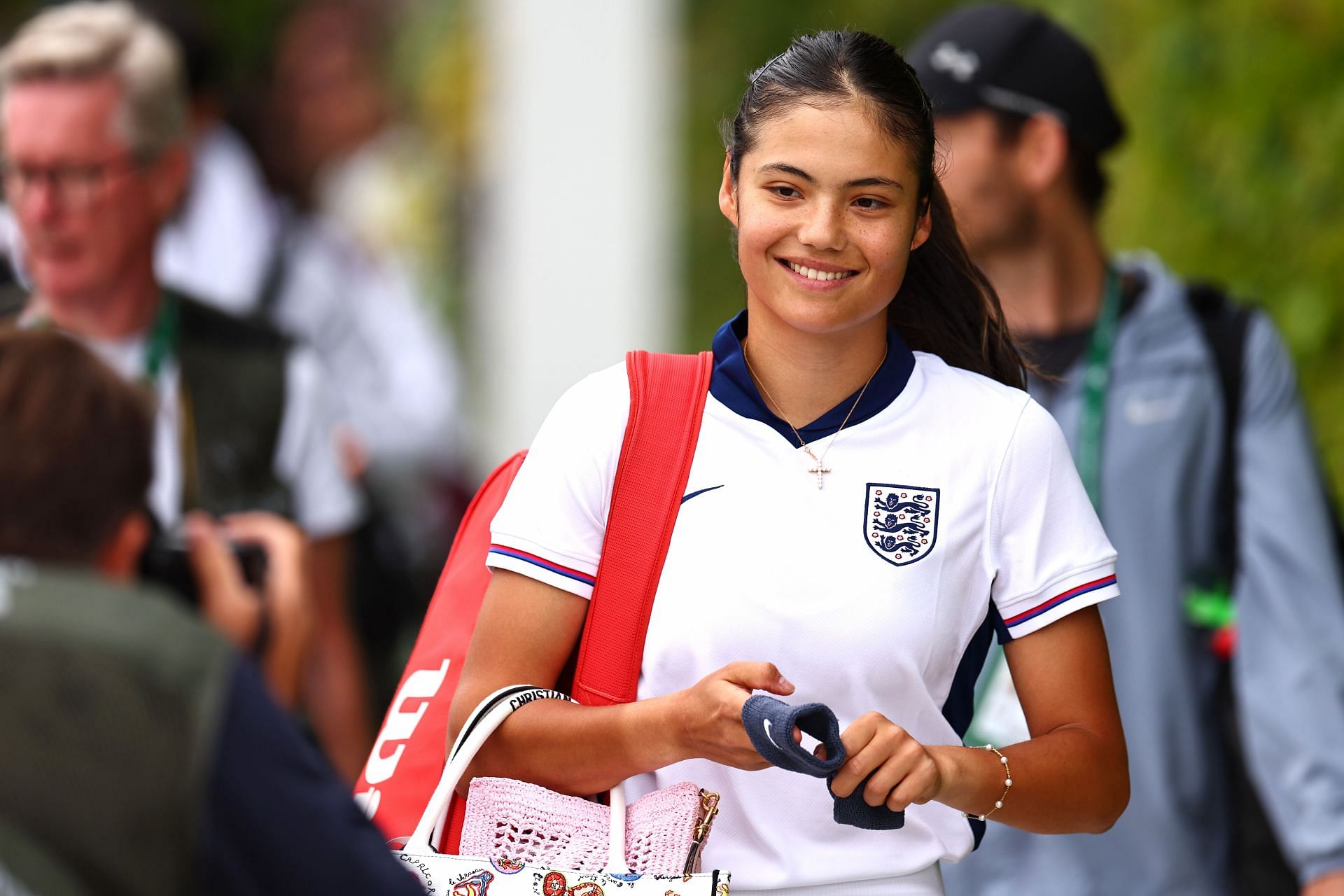 Emma Raducanu at the 2024 Wimbledon Championships