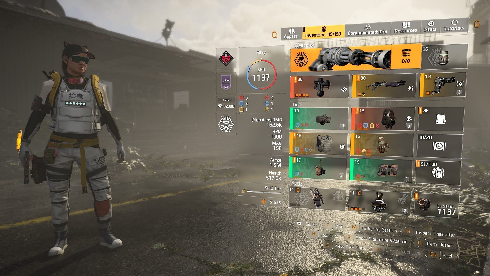 Ouro-Fury DPS is one of the finest builds for the open world in The Division 2 (Image via Ubisoft)