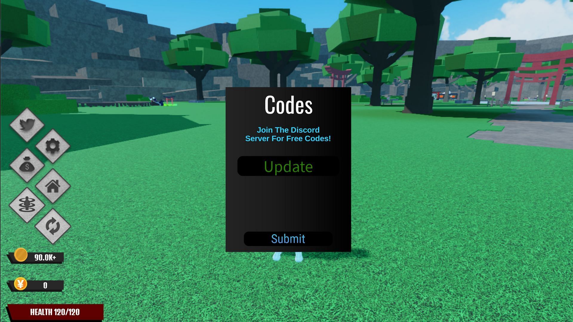 Redeem your code here (Image via Roblox)