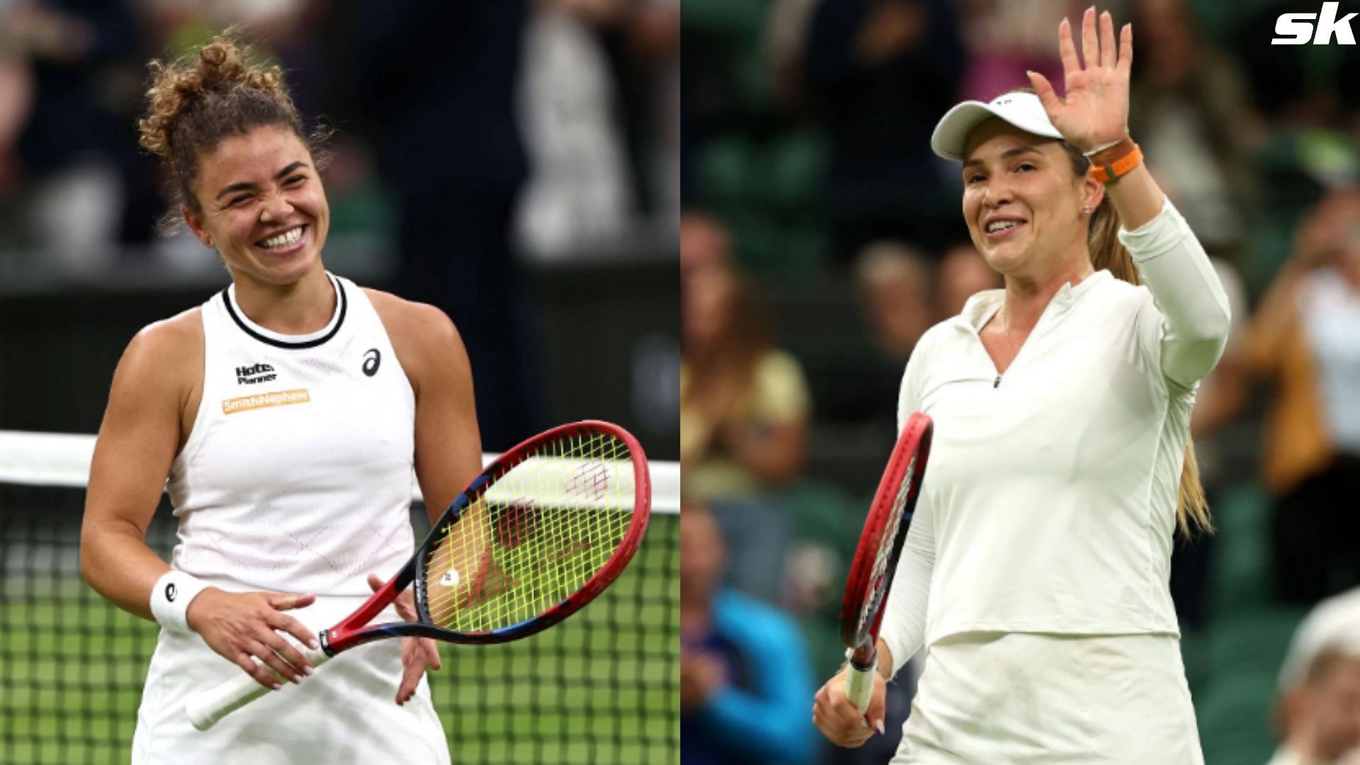 Jasmine Paolini vs Donna Vekic, Wimbledon 2024 SF (Picture: Getty) 