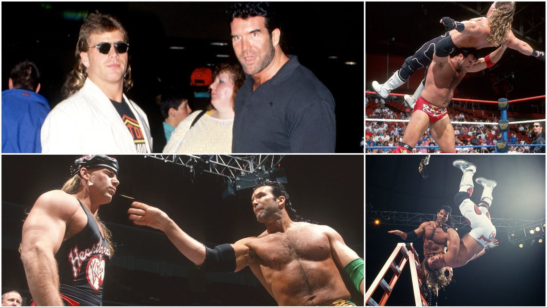 WWE Hall of Famers Shawn Michaels and Scott Hall aka Razor Ramon