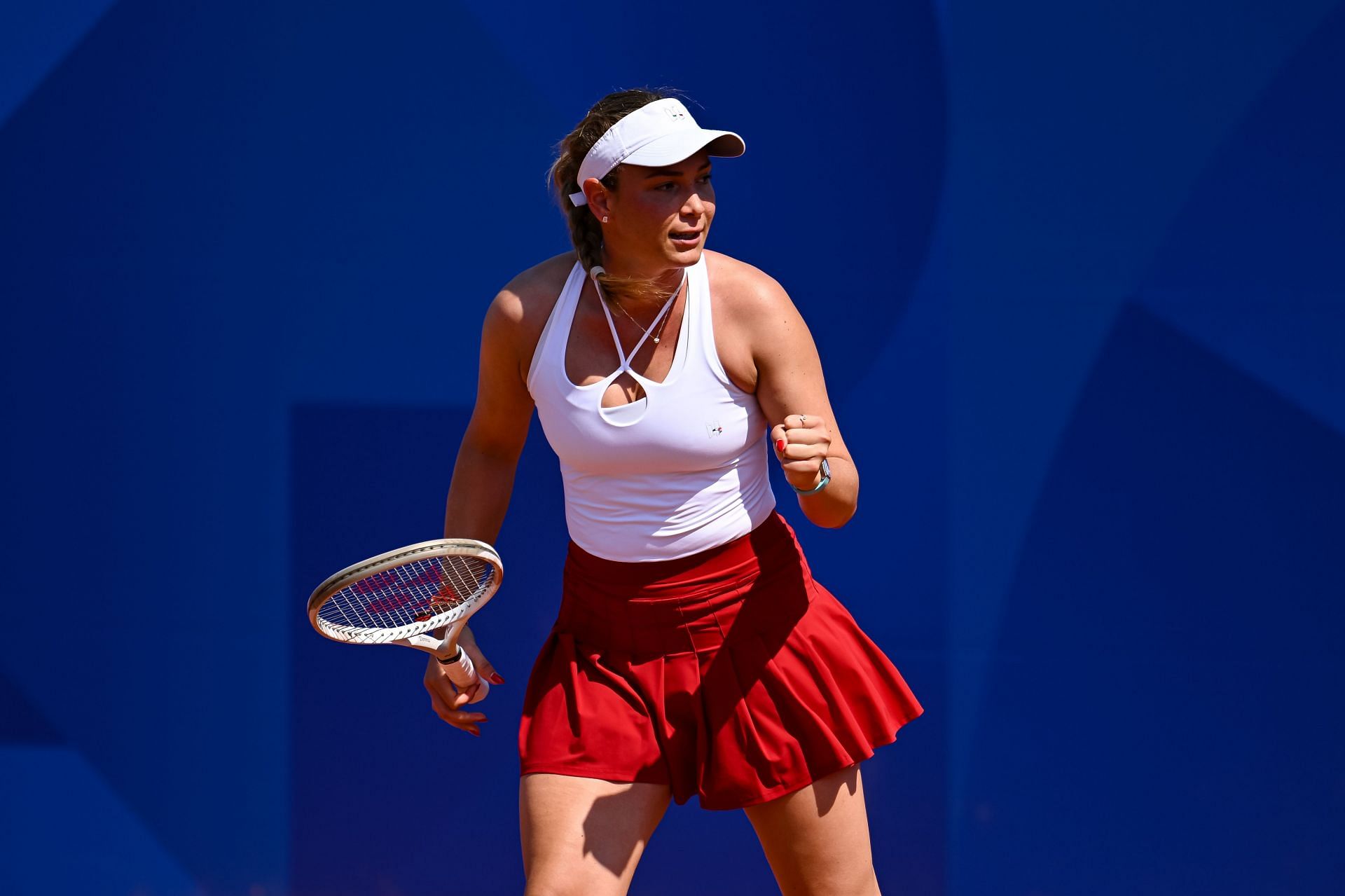 Donna Vekic at the Paris Olympics 2024. (Photo: Getty)