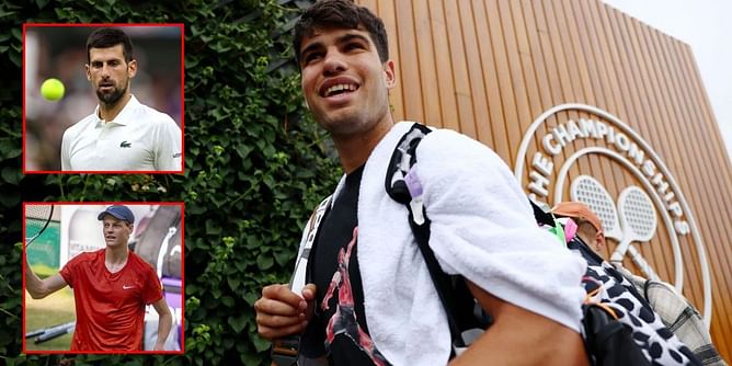 "Disrespectful to Novak Djokovic & Jannik Sinner" - Carlos Alcaraz being dubbed 'Savior of Tennis' ahead of Wimbledon infuriates Paul McNamee
