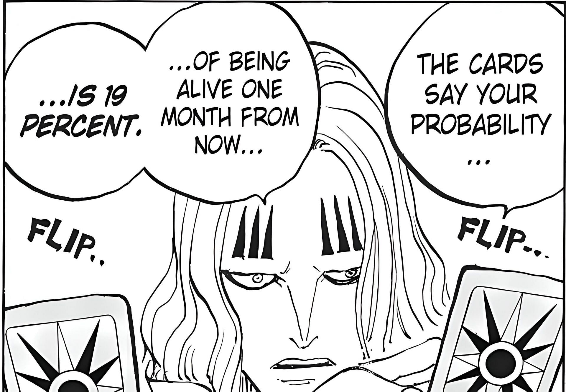 Hawkins&#039; prediction as seen in the manga (Image via Shueisha)