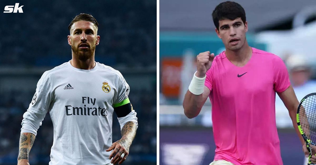 Sergio Ramos and Carlos Alcaraz (Image via Getty)
