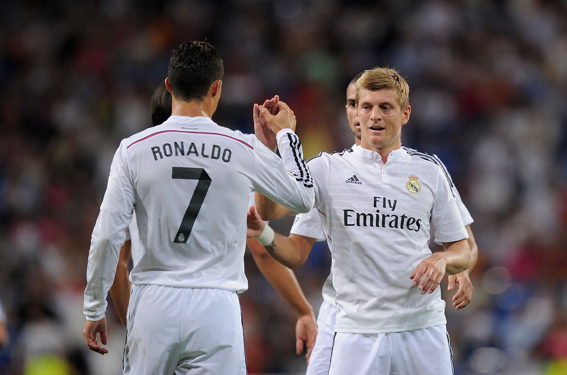 Cristiano Ronaldo (left) and Toni Kroos