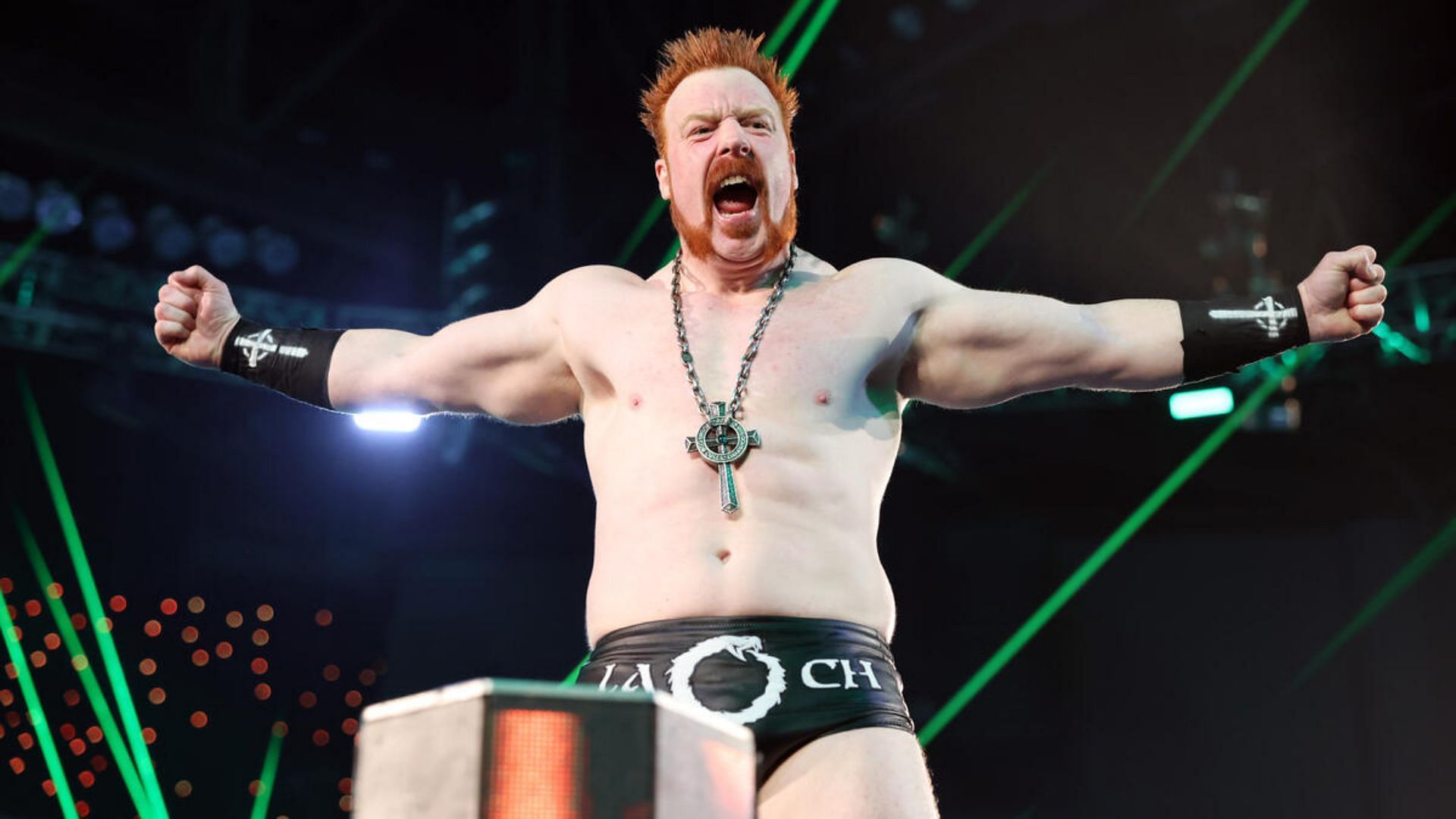 Sheamus performs on RAW [Photo credit: WWE]