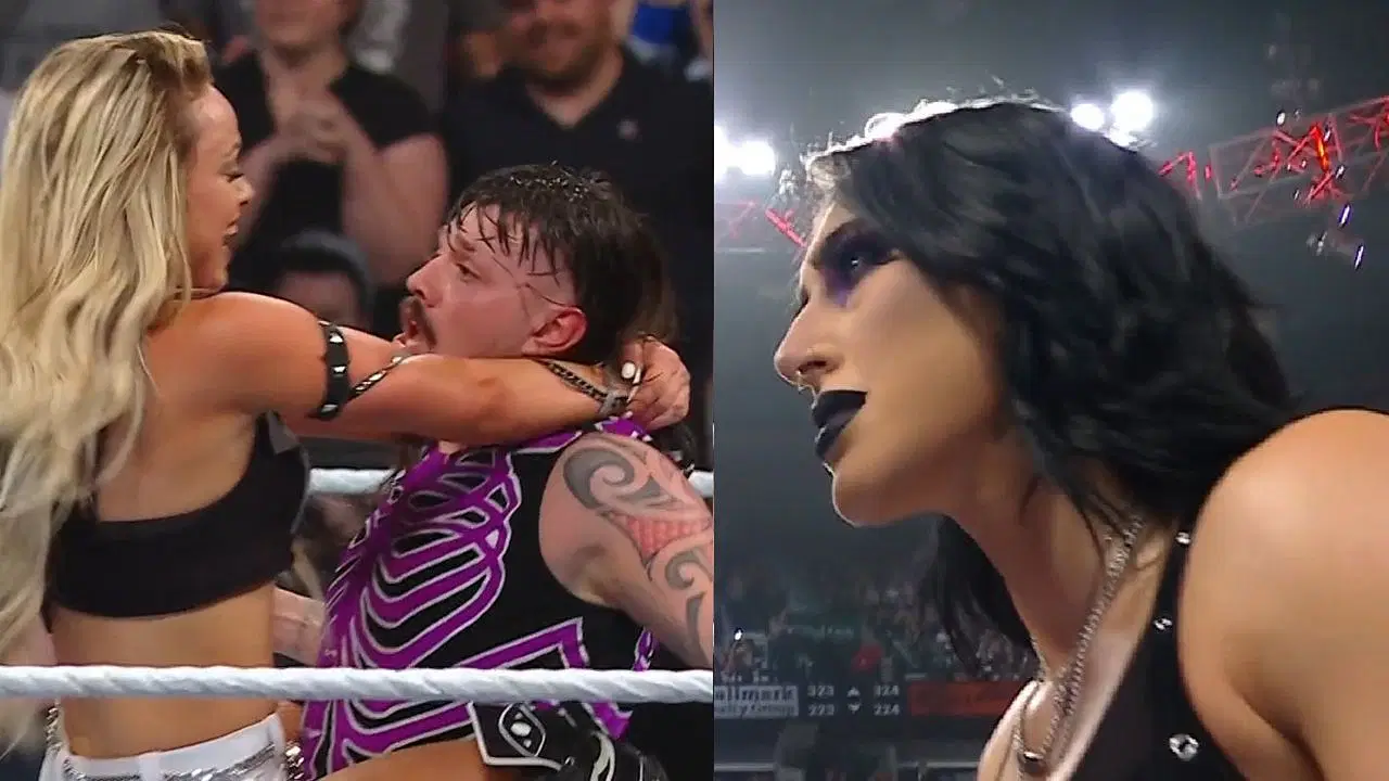 The final moments of RAW (via WWE