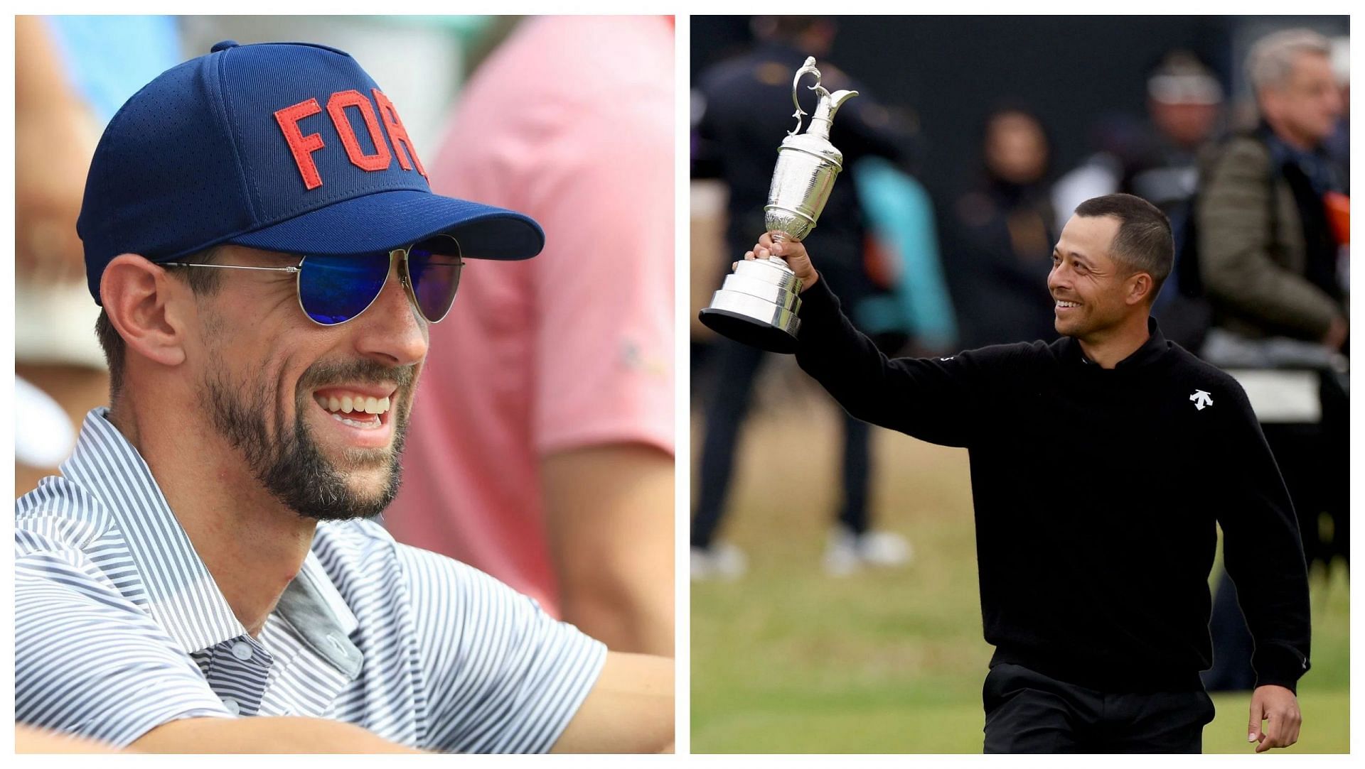 Michael Phelps and Xander Schauffele 