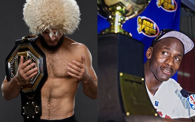 Belal Muhammad praises Khabib Nurmagomedov and likens him to Michael Jordan: "I consider him the GOAT"