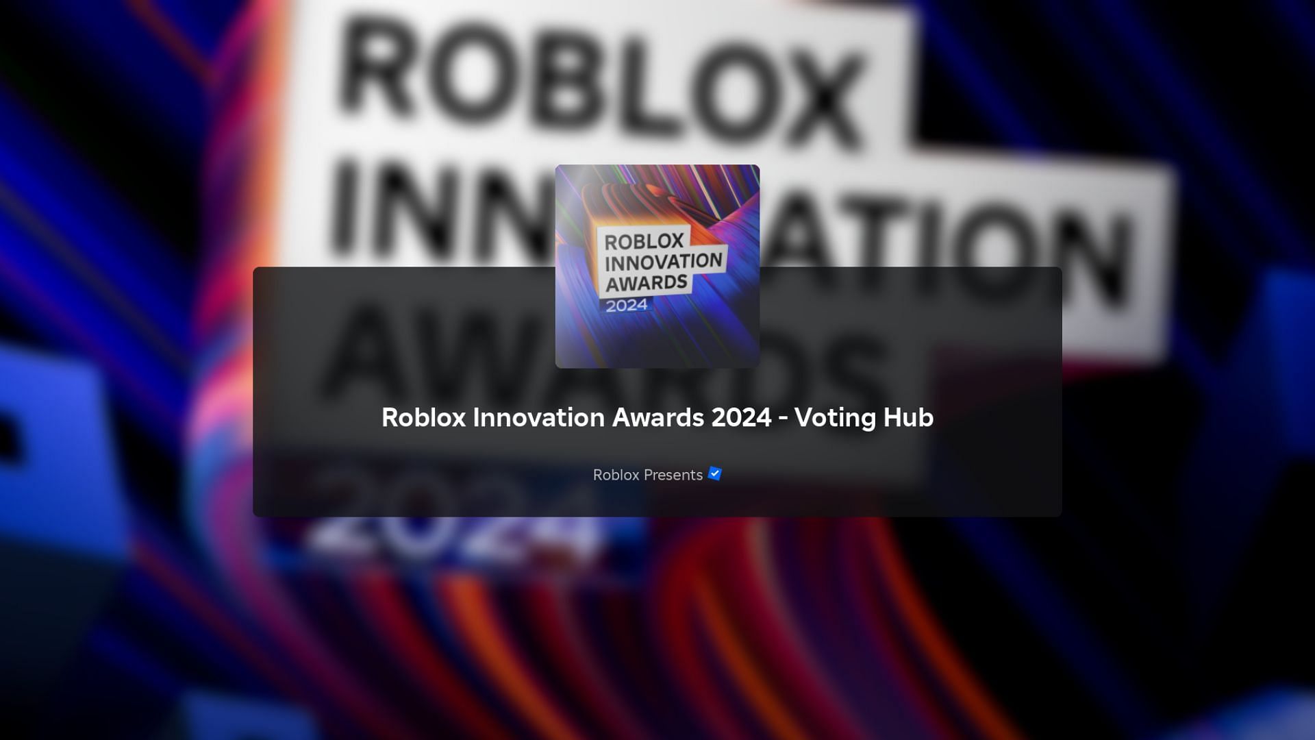 Roblox Innovation Awards 2024 Categories, Nominees, and more