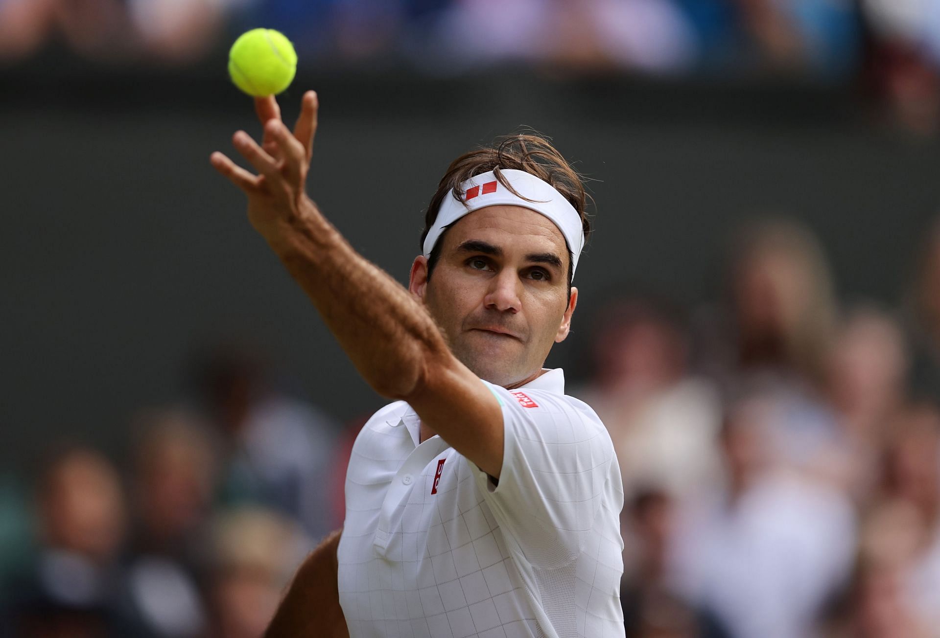 Roger Federer has a record eight Wimbledon titles. (Image via Getty)