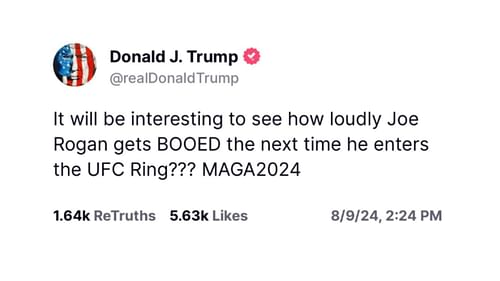 Donald Trump's post