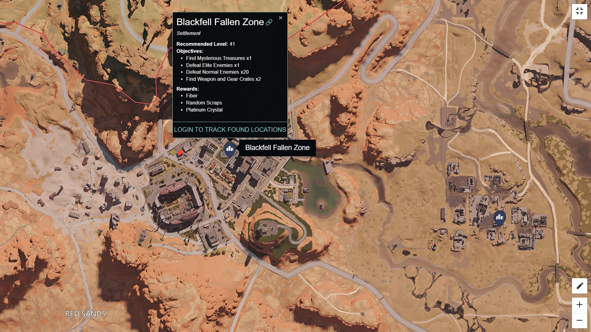 Go to Blackfell to start your farming route (Image via Starry Studio)