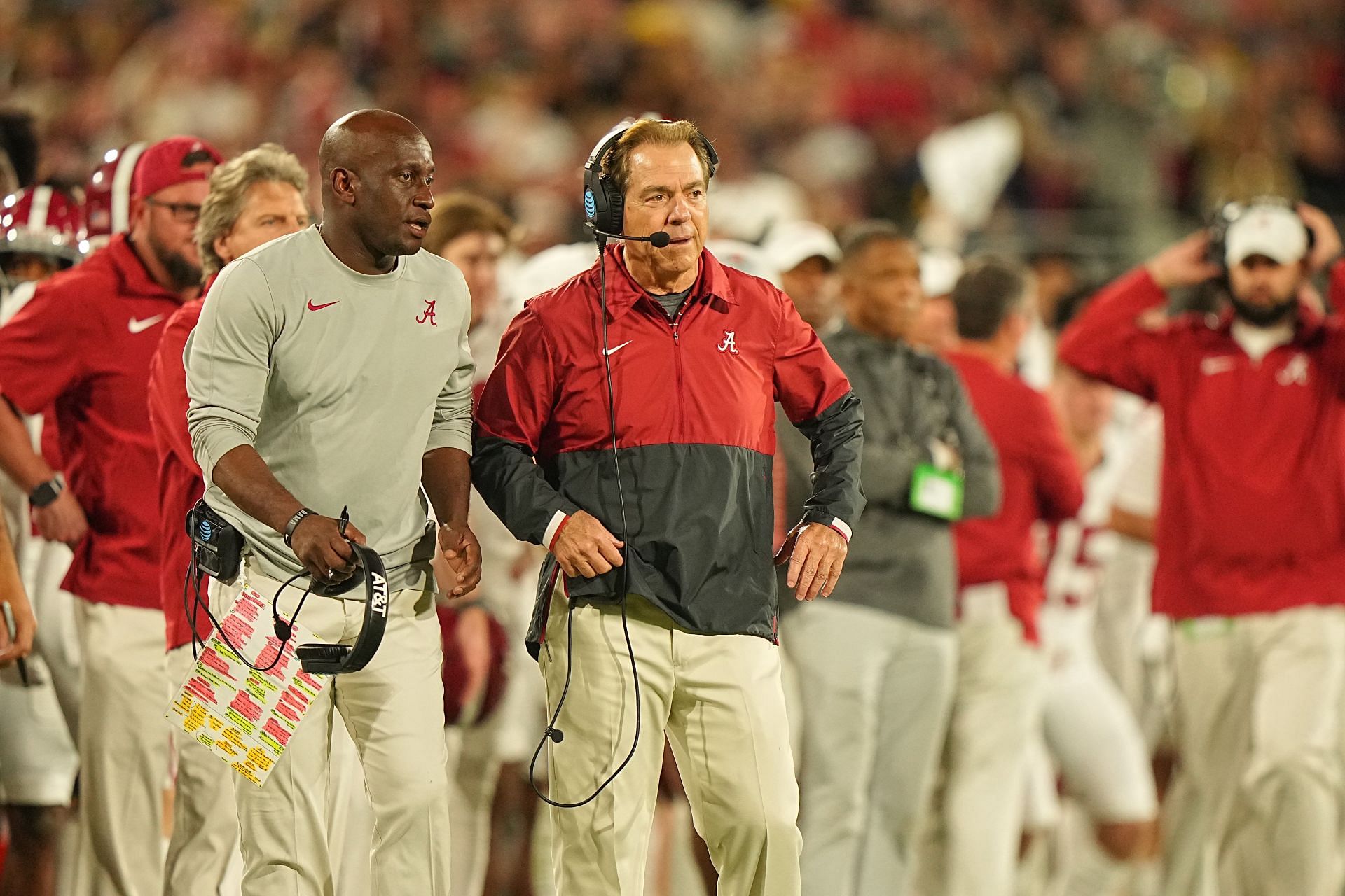 University of Alabama vs University of Michigan, 2024 CFP National Semifinal - Source: Getty