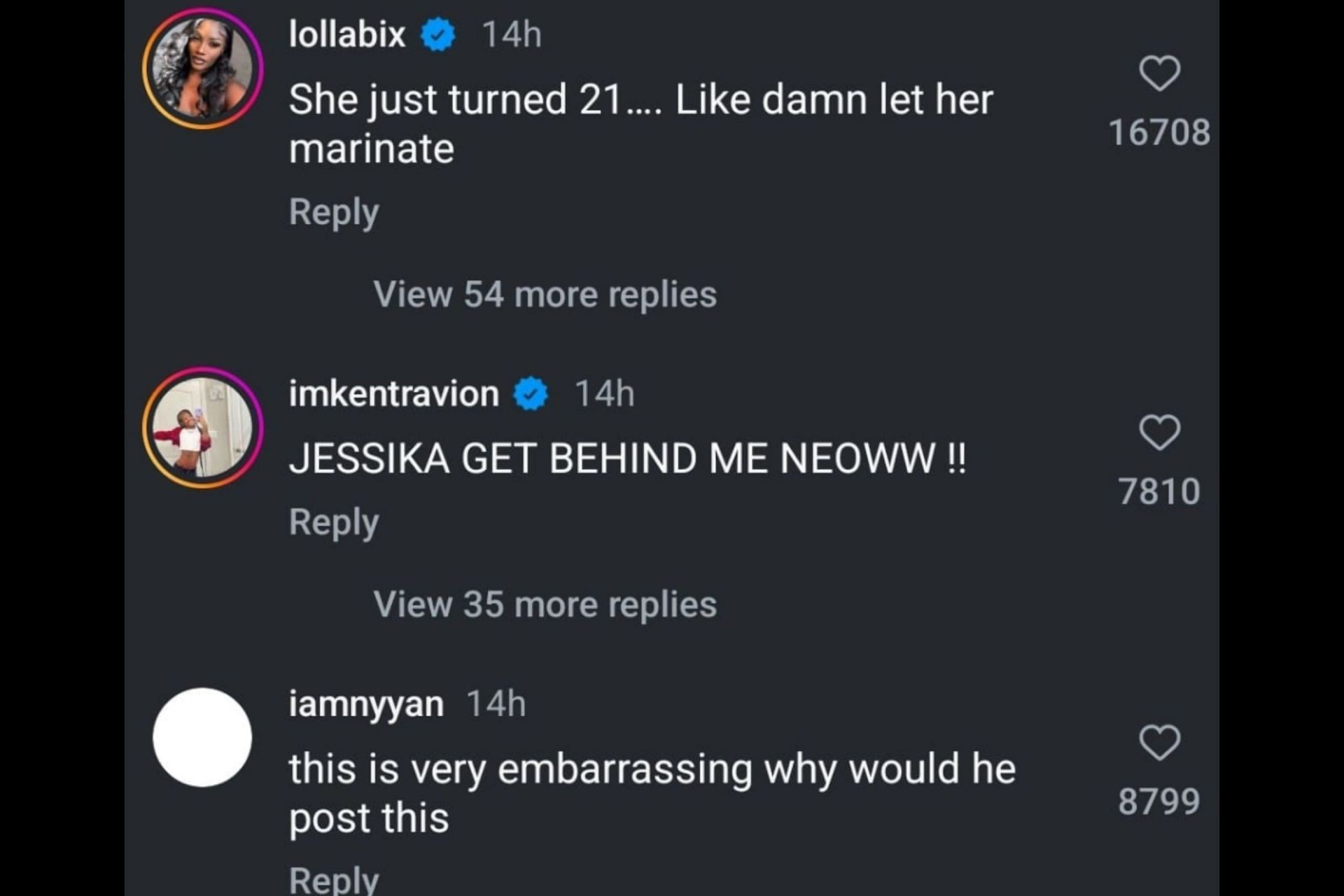 Netizen reacts to the YouTuber&rsquo;s romantic interest in Jessika The Prankster (Image via Instagram)