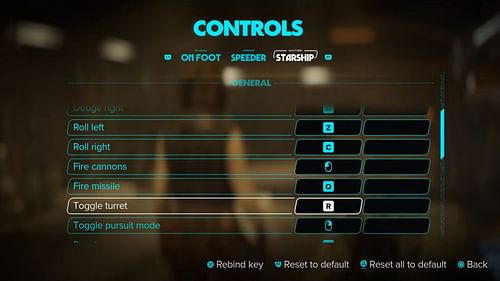 Recommended control settings on mouse and keyboard (Image via Ubisoft)