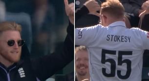 [Watch] Ben Stokes shares funny moment with his lookalike at Old Trafford during 1st ENG vs SL 2024 Test