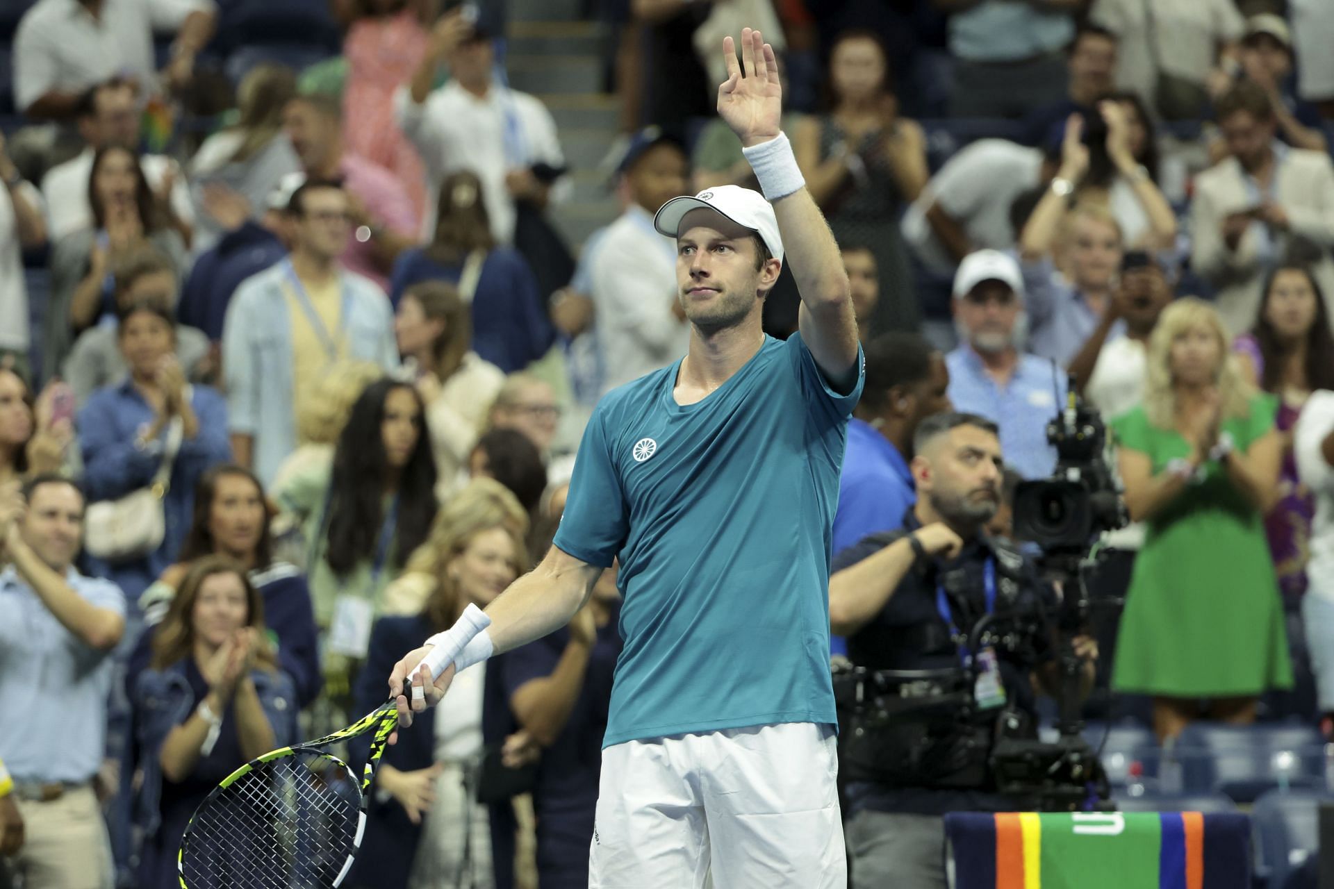 Botic van de Zandschulp beat Carlos Alcaraz in his last match (Image via Getty)