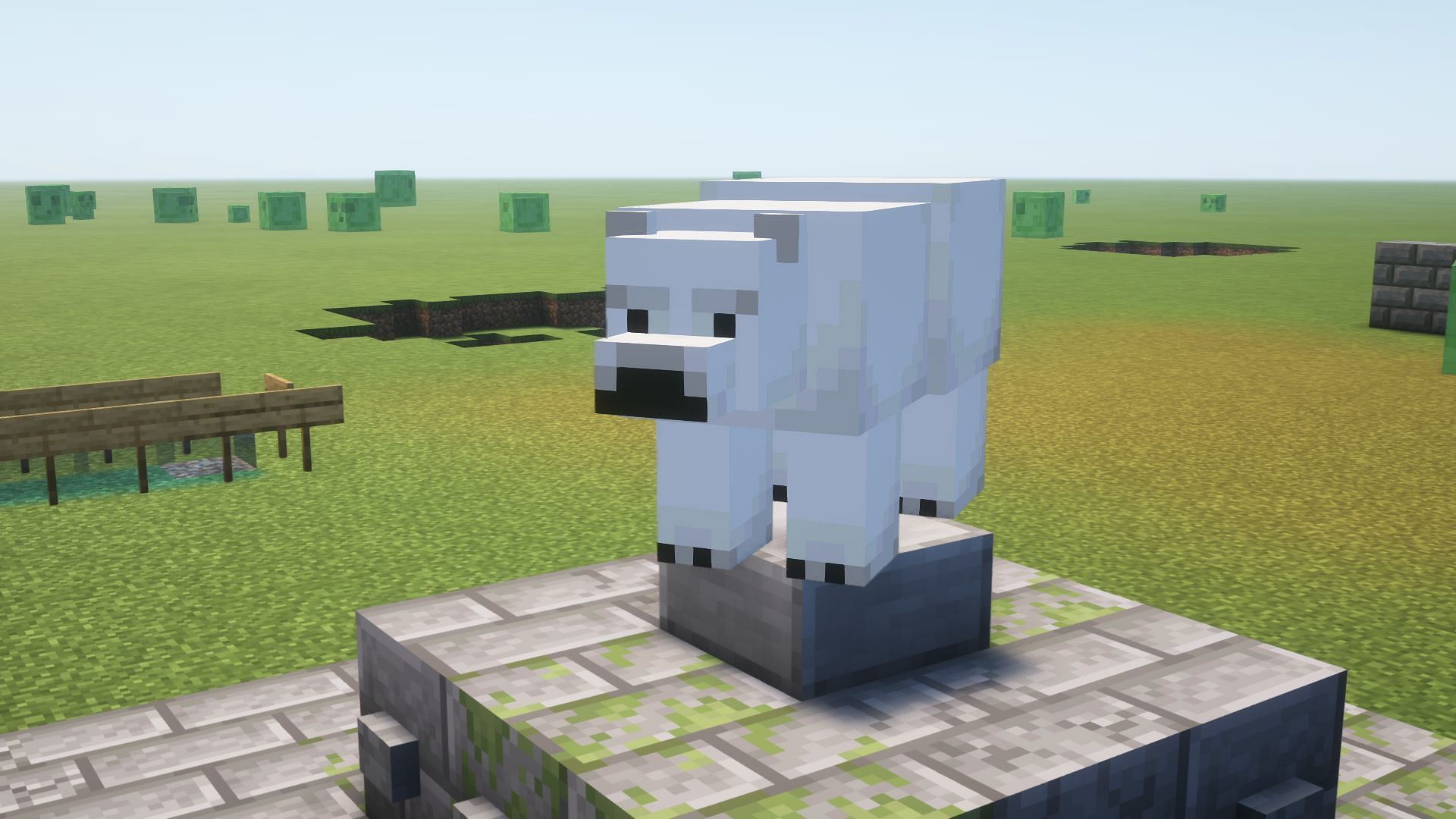 Polar bears need to be revamped to be as featured as pandas (Image via Mojang)