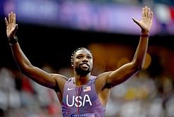 What was Noah Lyles' top speed during 100m gold medal run at Paris Olympics 2024? Comparing American's pace with Usain Bolt's WR time