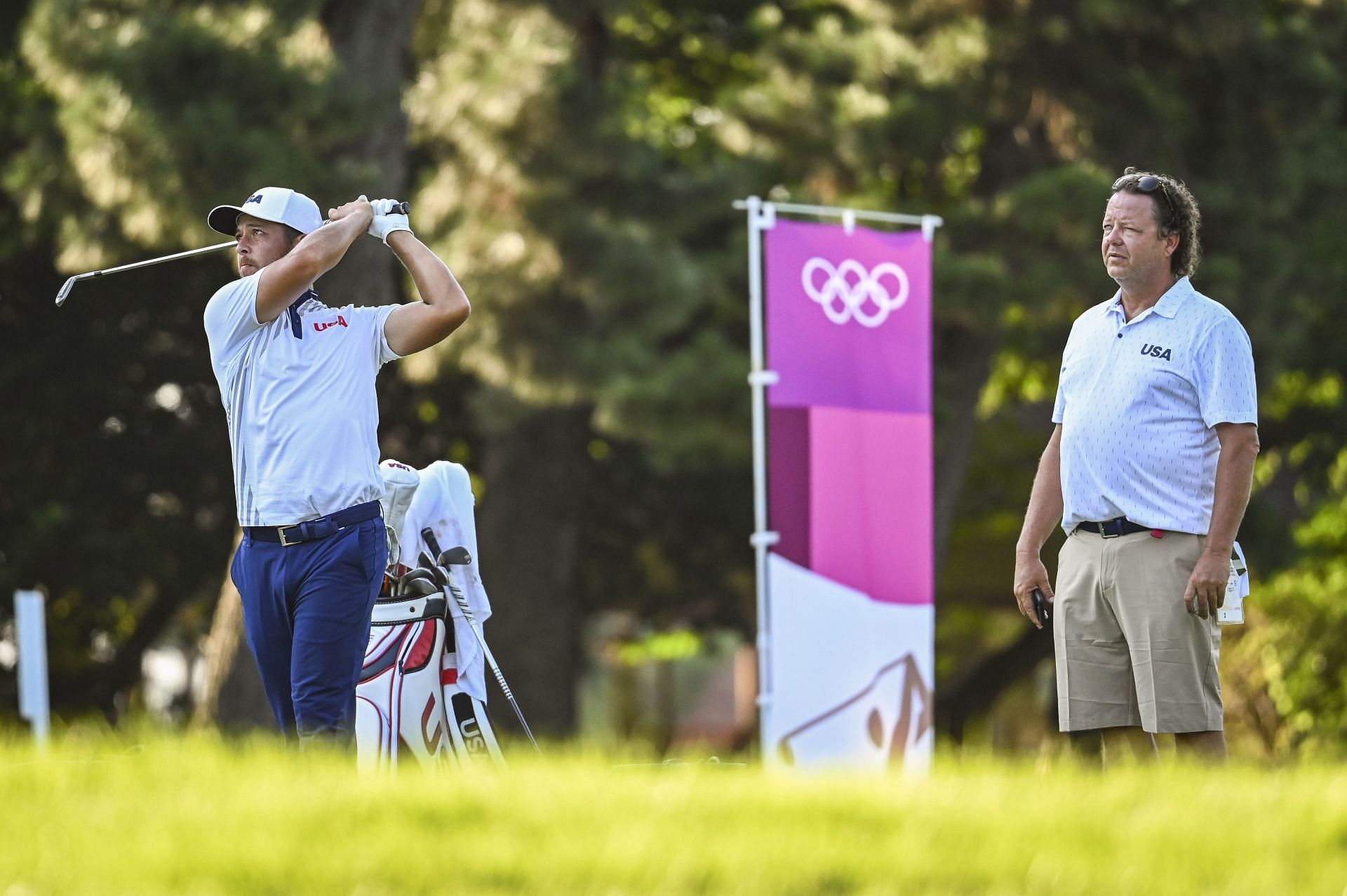 Xander and Stefan Schauffele at the Tokyo Olympics: Day 8 - Source: Getty Images