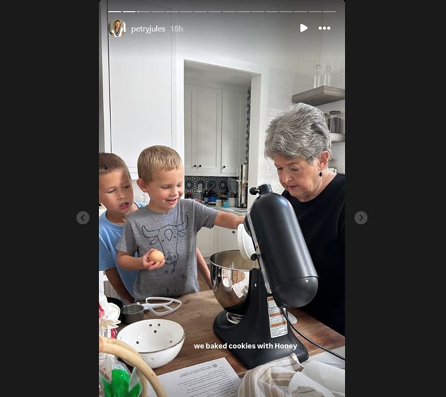 Petry boys with grandmother (IG: @petryjules)