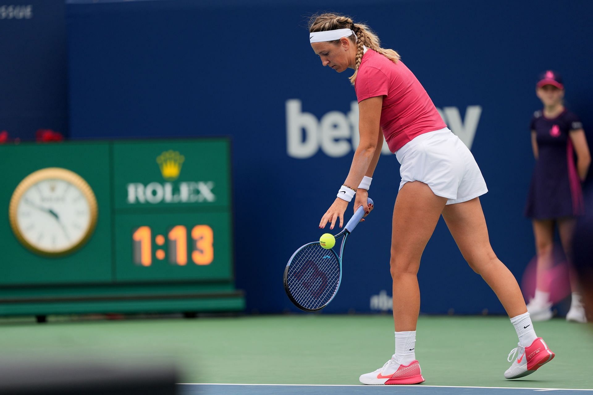 Azarenka at the National Bank Open 2024 - Day 1 - Source: Getty