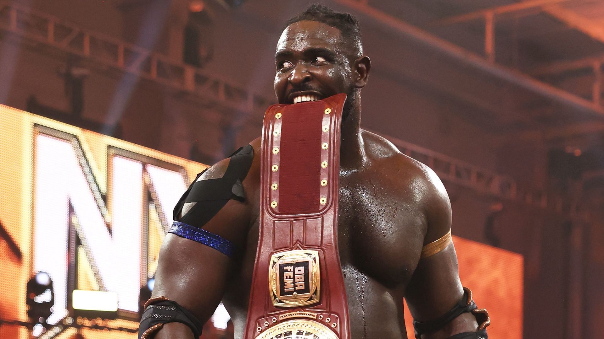 Oba Femi has made a mark in WWE. (Image via WWE.com)