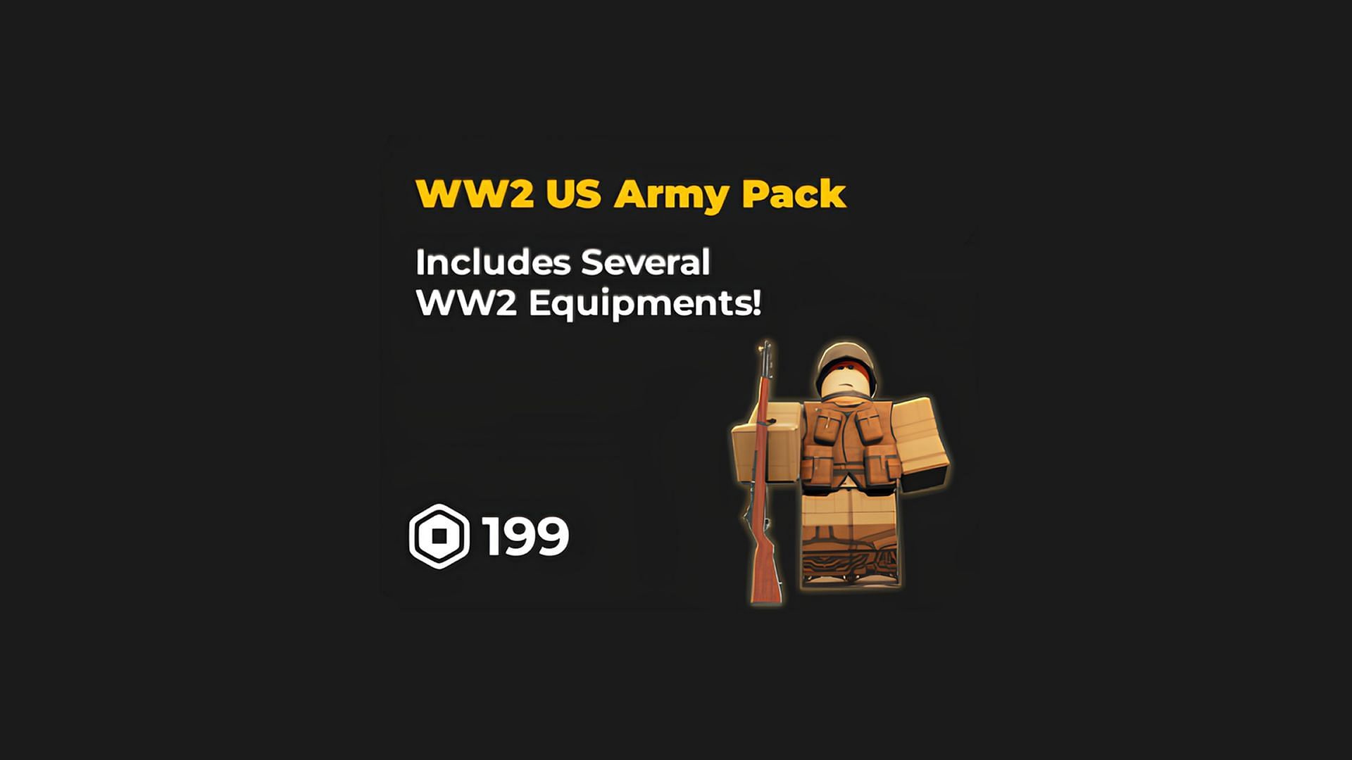 The US Army Pack (Image via Roblox || Sportskeeda)