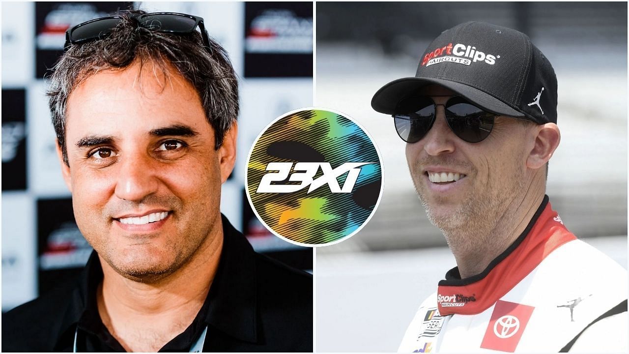 Juan Pablo Montoya set to return with 23XI Racing in Cup Series (Images from @23XIRacing on X and Getty Images)