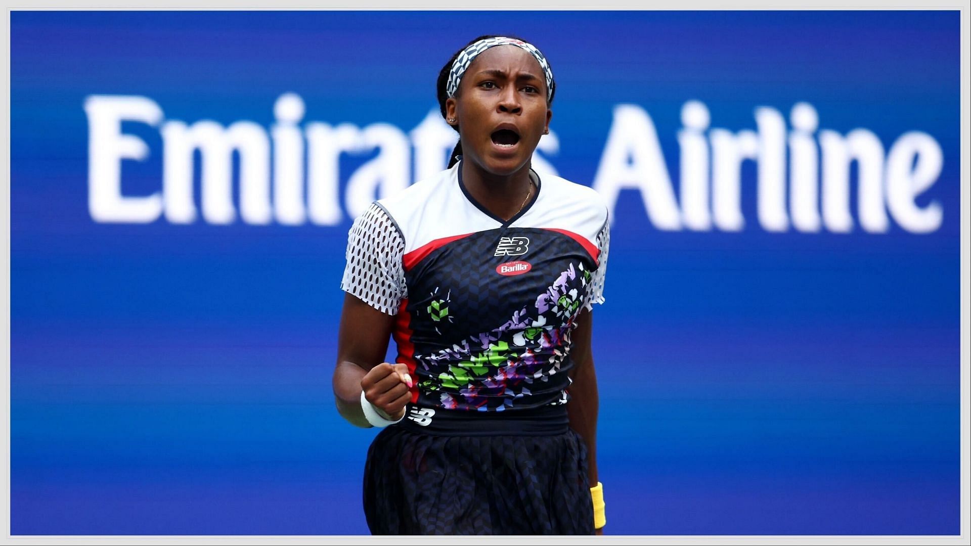 Gauff had an argument with the chair umpire following a controversial call