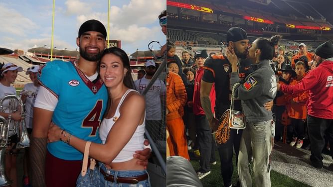 IN PHOTOS: Florida State QB DJ Uiagalelei and fiancée Ava Pritchard share romantic snaps from Dublin