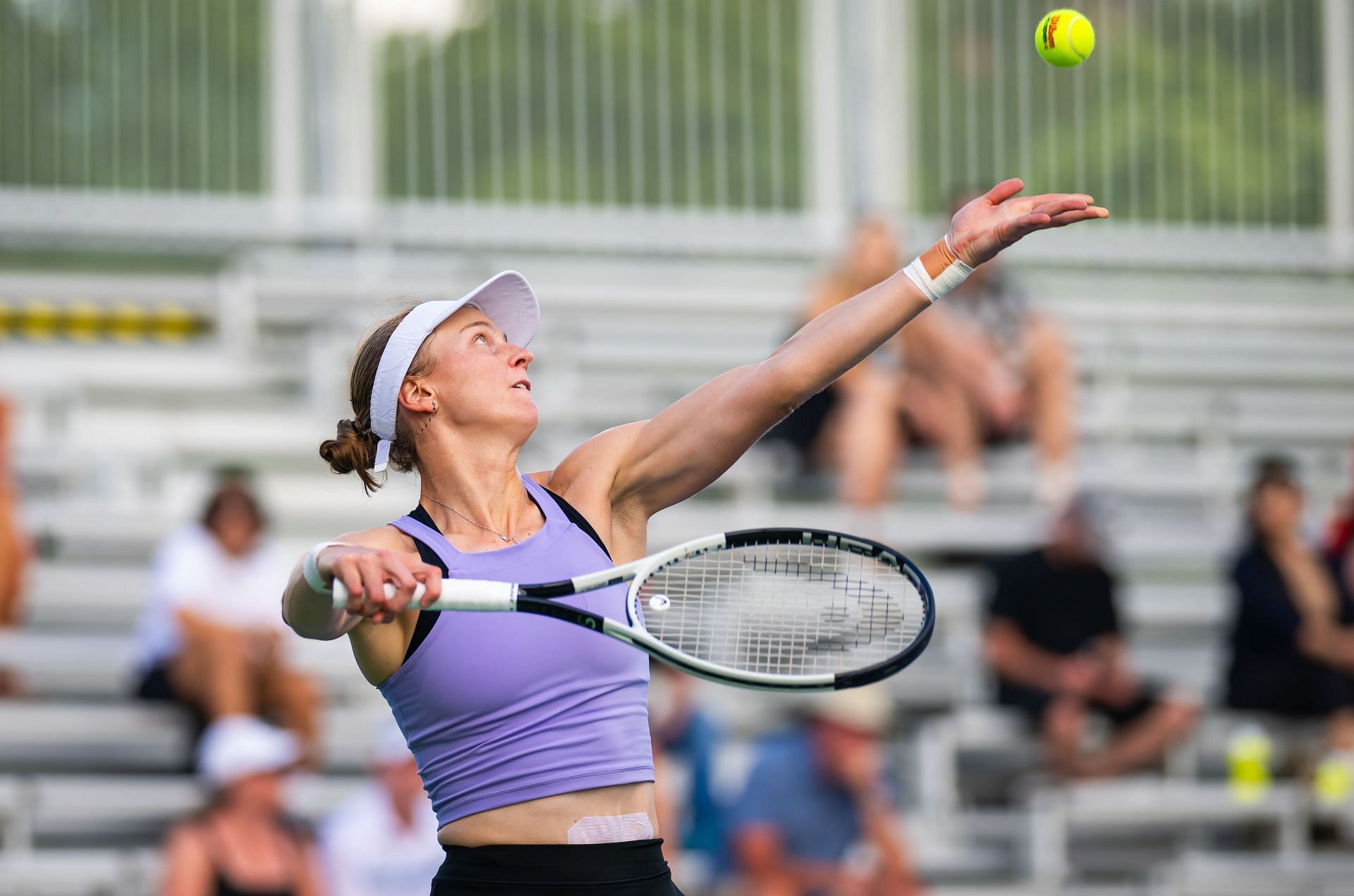 Liudmila Samsonova in action at the 2024 Cincinnati Open (Picture: Getty)