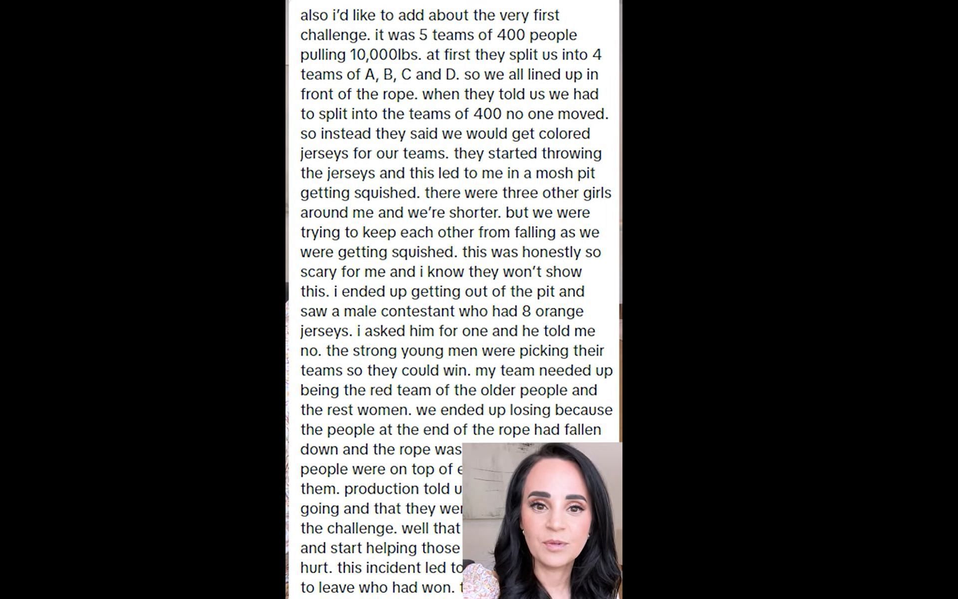 A screenshot from Rosanna Pansino's video titled, "These Beast Games injuries are appalling." (Image via Rosanna Pansino/YouTube)