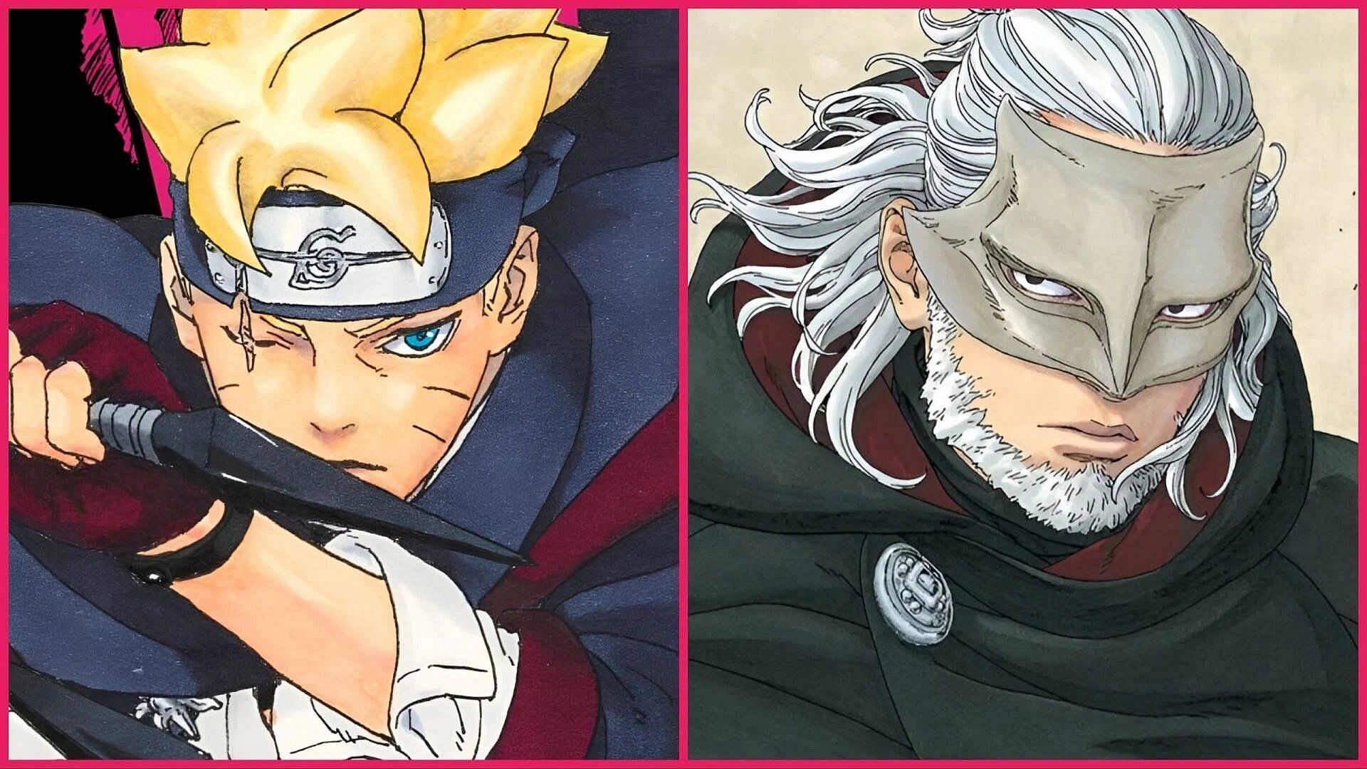 Boruto and Kashin Koji as seen in the manga (Image via Shueisha).