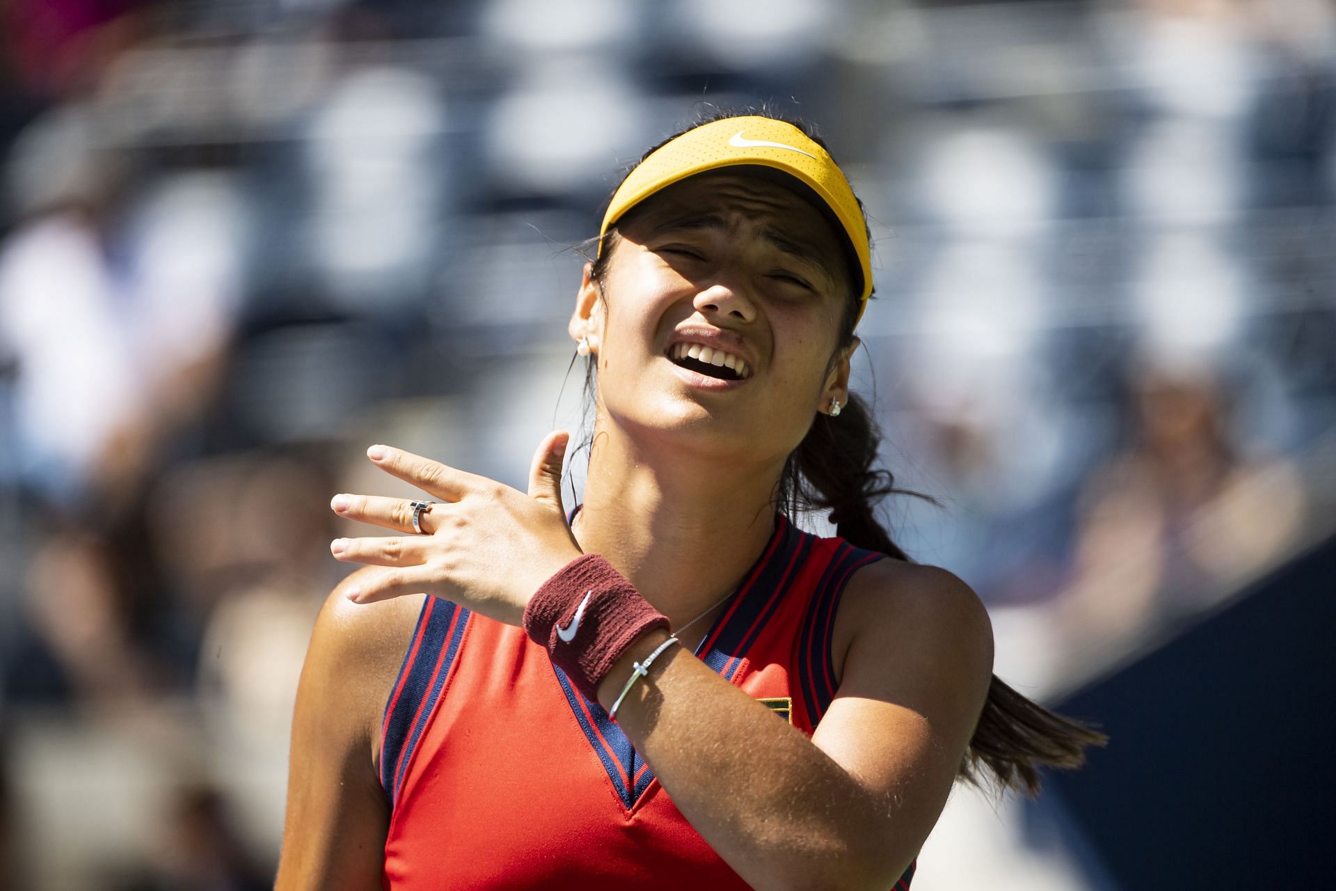 Emma Raducanu at the 2021 US Open (Source: Getty Images)