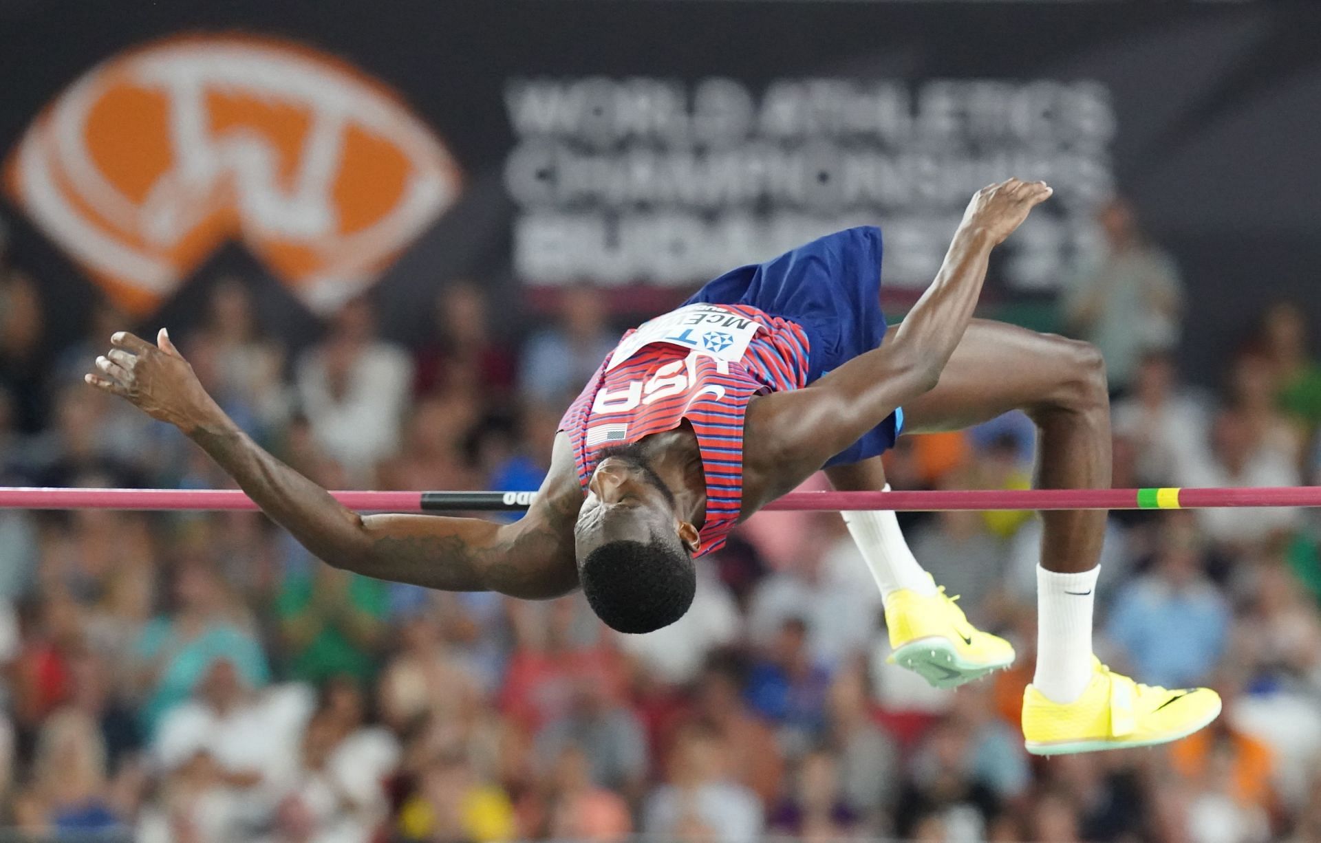 McEwen at the 2023 World Championships in Budapest (Image via: Getty)