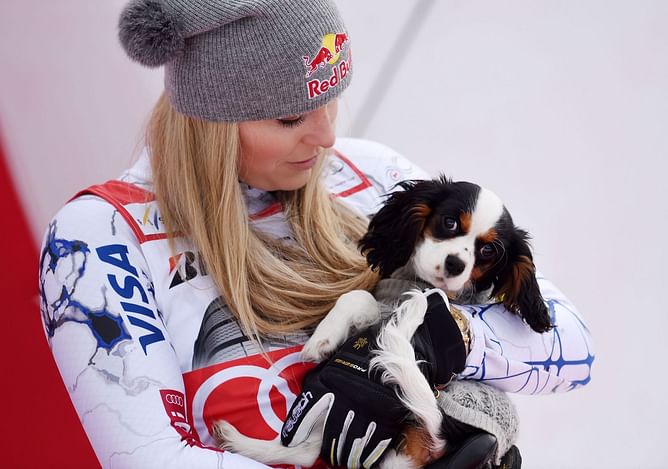 "My boy has cancer"- Lindsey Vonn shares heartbreaking news about her pet dog Leo's diagnosis