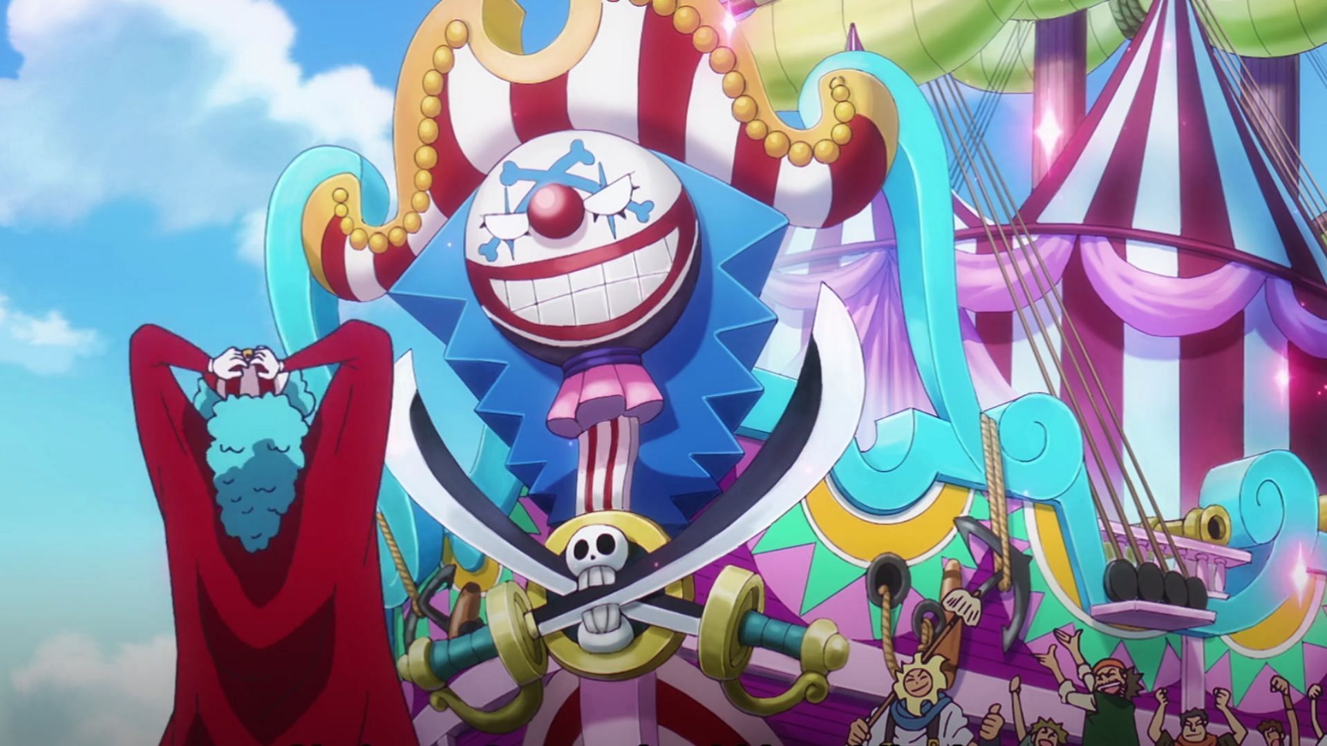 The Cross Guild ship as seen in One Piece Episode 1116 (Image via Toei)